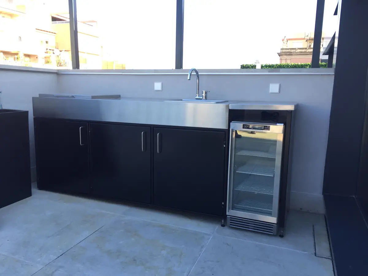 barbacoa y cocina exterior