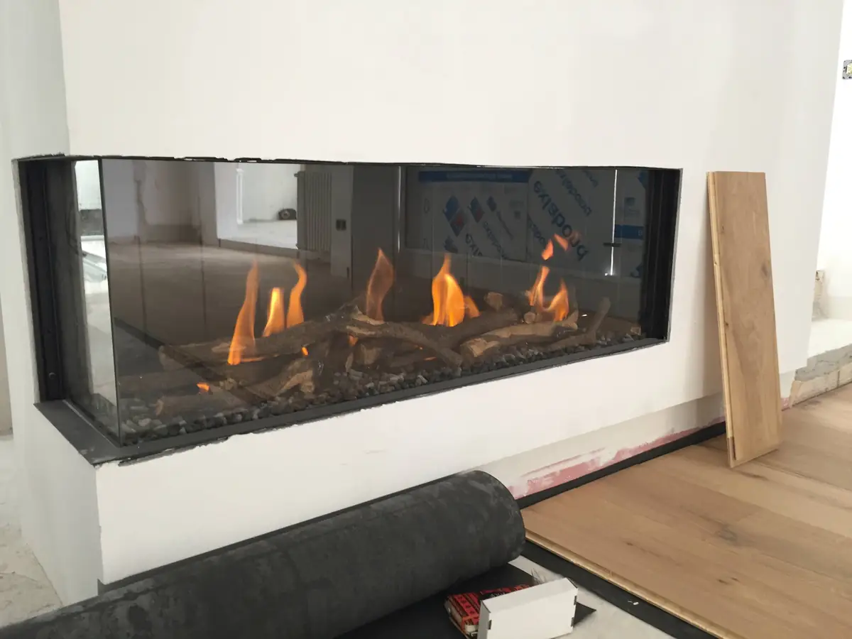 chimenea gas
